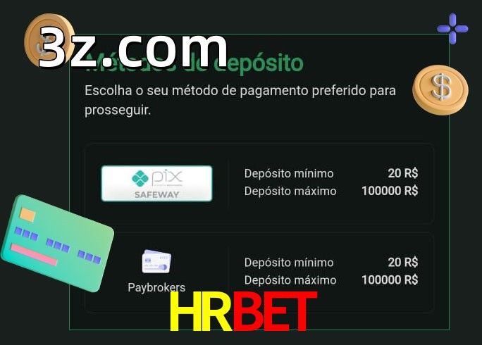 O cassino HRBETbet oferece uma grande variedade de métodos de pagamento